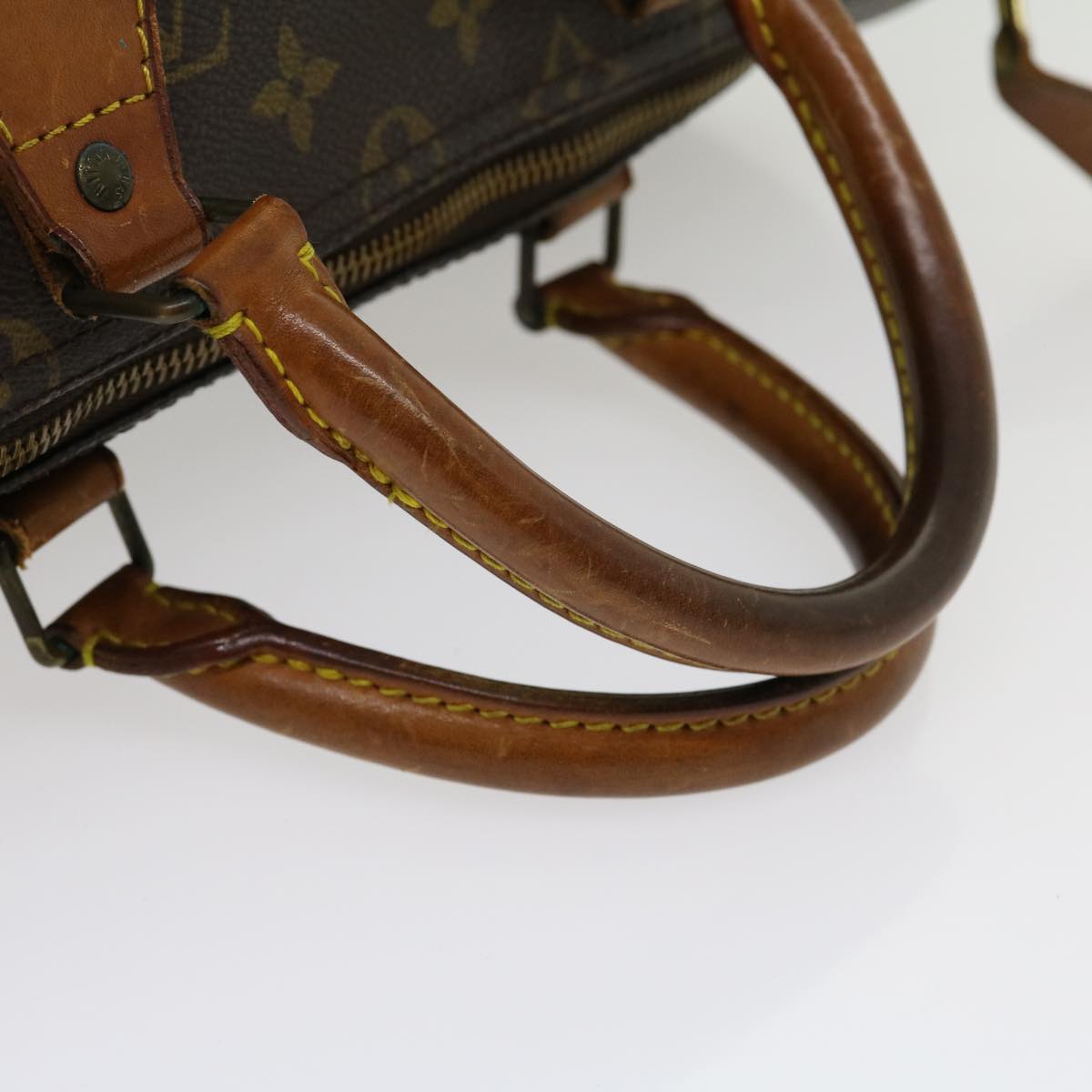 LOUIS VUITTON Monogram Speedy 35 Hand Bag M41524 LV Auth jk2340