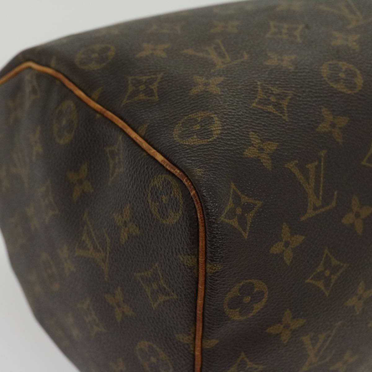 LOUIS VUITTON Monogram Speedy 35 Hand Bag M41524 LV Auth jk2342