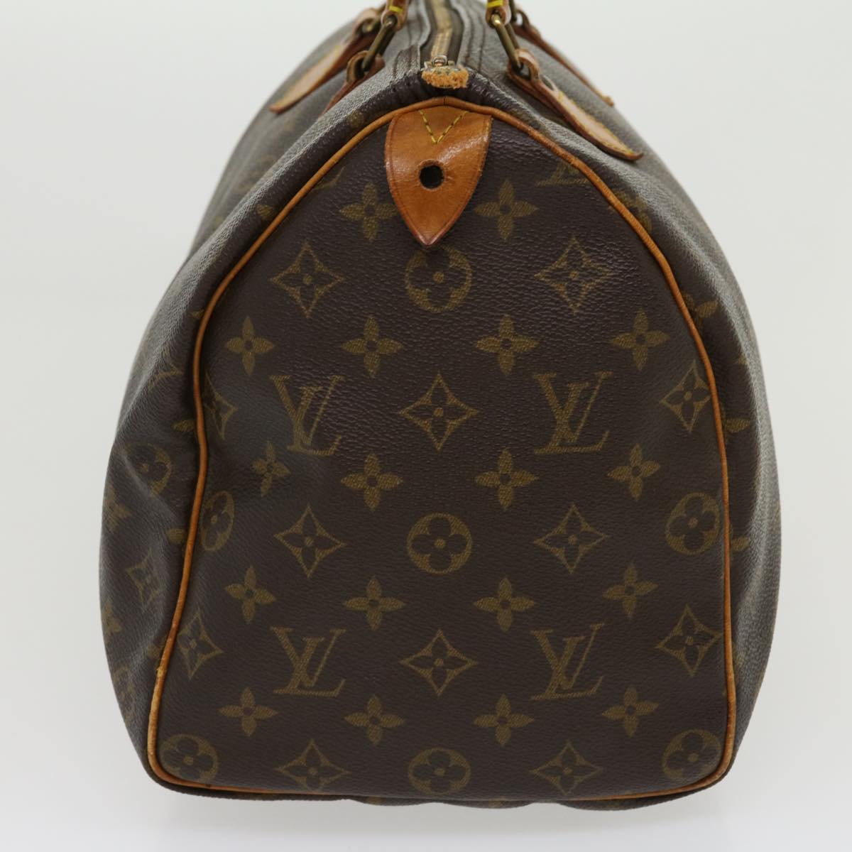 LOUIS VUITTON Monogram Speedy 35 Hand Bag M41524 LV Auth jk2342