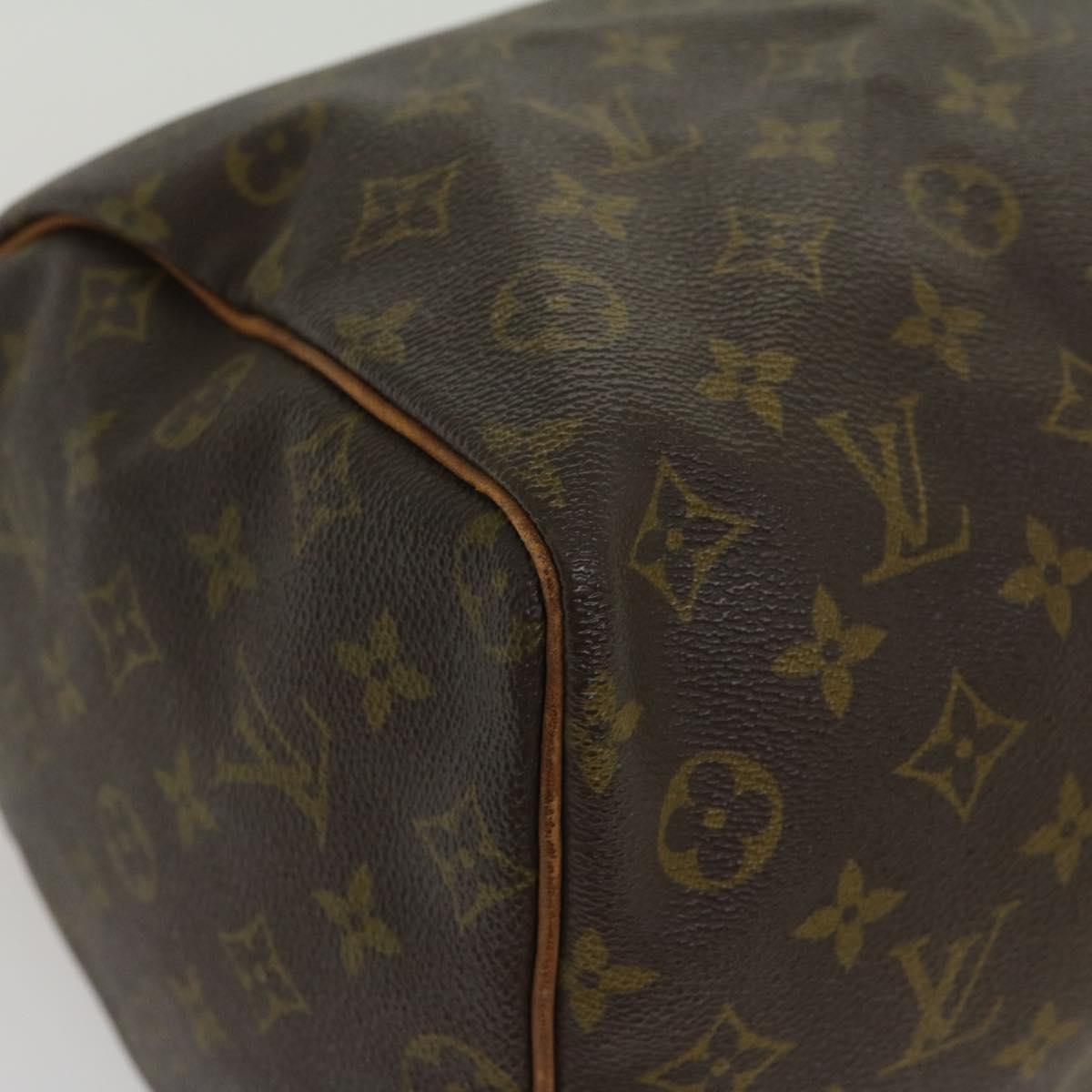 LOUIS VUITTON Monogram Speedy 35 Hand Bag M41524 LV Auth jk2345