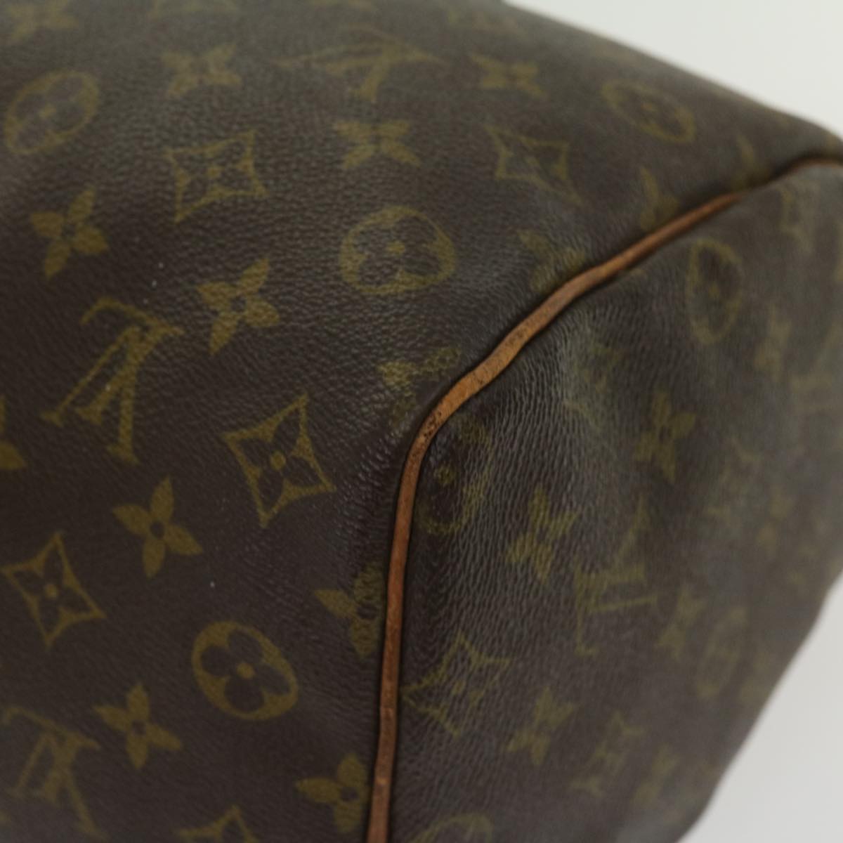 LOUIS VUITTON Monogram Speedy 35 Hand Bag M41524 LV Auth jk2345