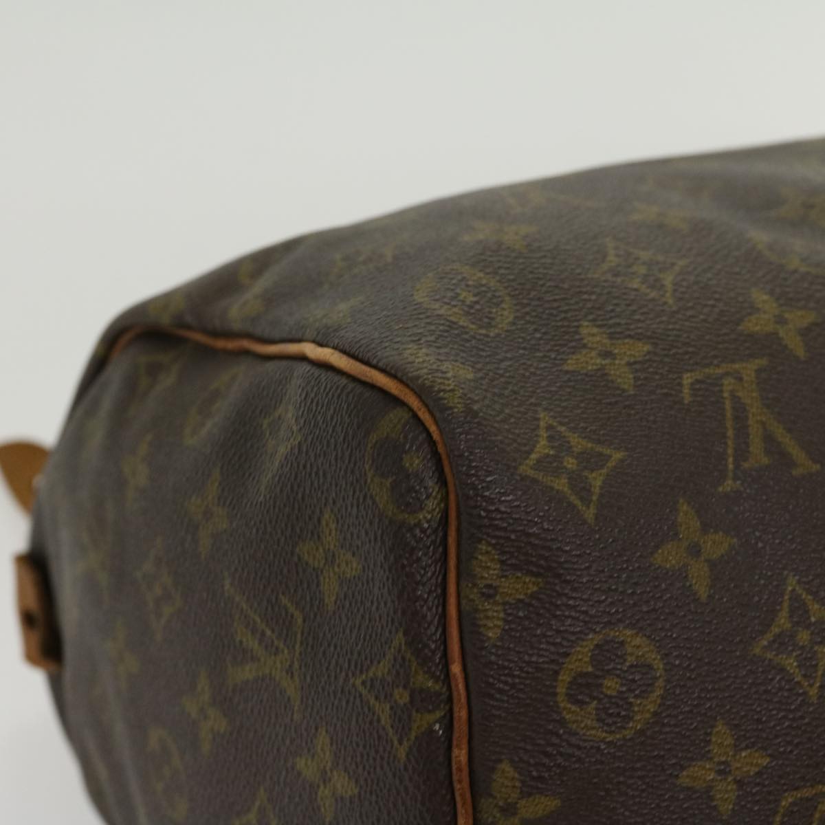 LOUIS VUITTON Monogram Speedy 35 Hand Bag M41524 LV Auth jk2345