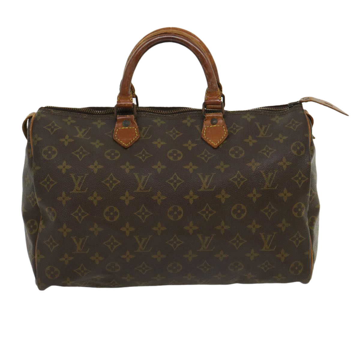 LOUIS VUITTON Monogram Speedy 35 Hand Bag M41524 LV Auth jk2345