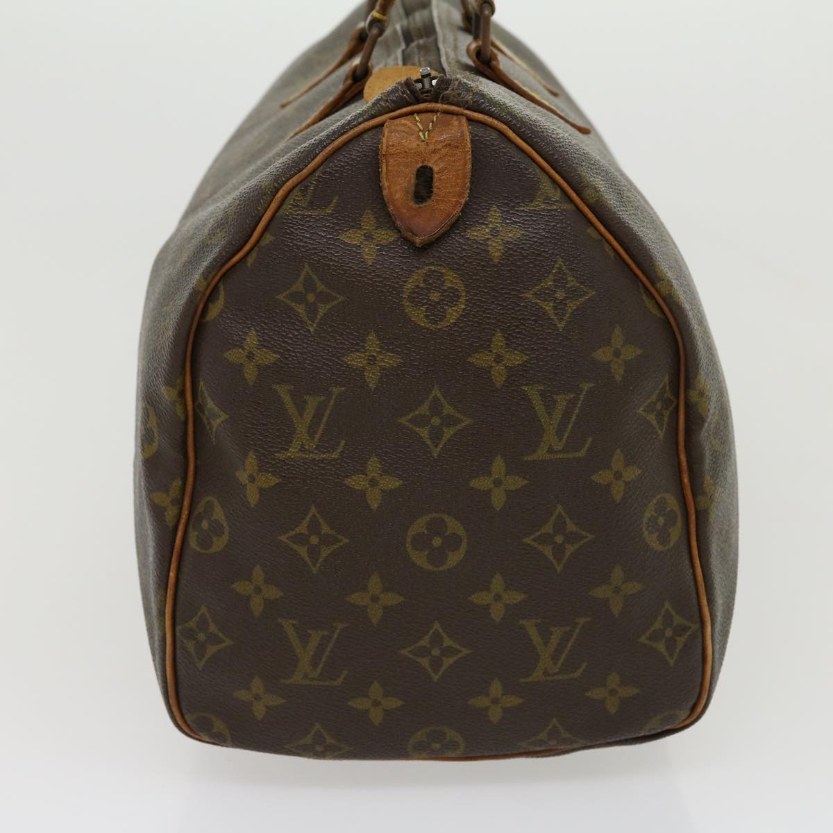 LOUIS VUITTON Monogram Speedy 35 Hand Bag M41524 LV Auth jk2345