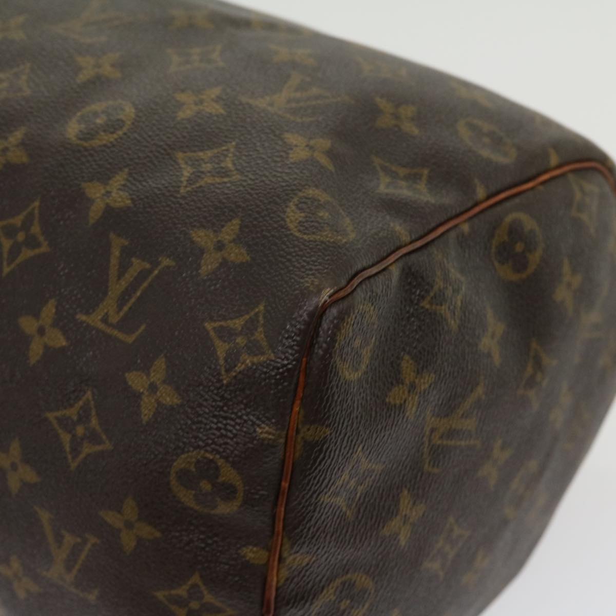 LOUIS VUITTON Monogram Speedy 35 Hand Bag M41524 LV Auth jk2352