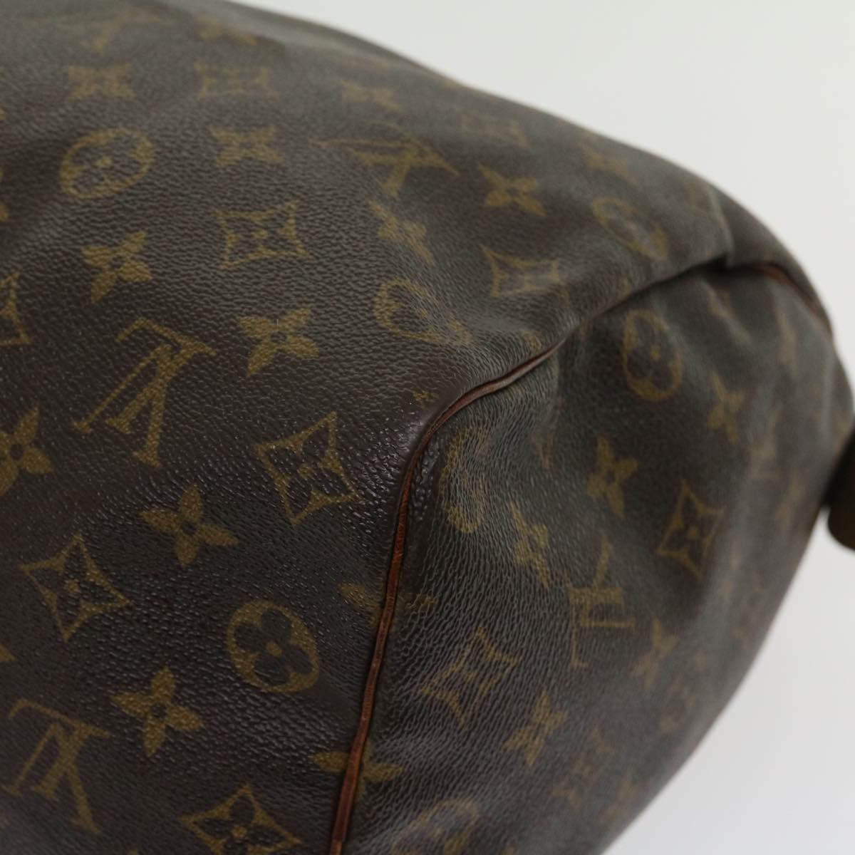 LOUIS VUITTON Monogram Speedy 35 Hand Bag M41524 LV Auth jk2352