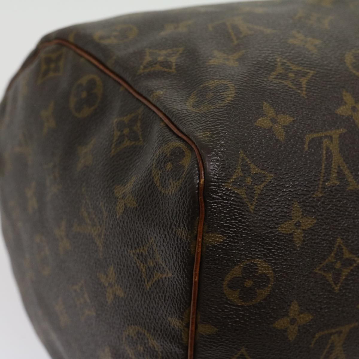 LOUIS VUITTON Monogram Speedy 35 Hand Bag M41524 LV Auth jk2352