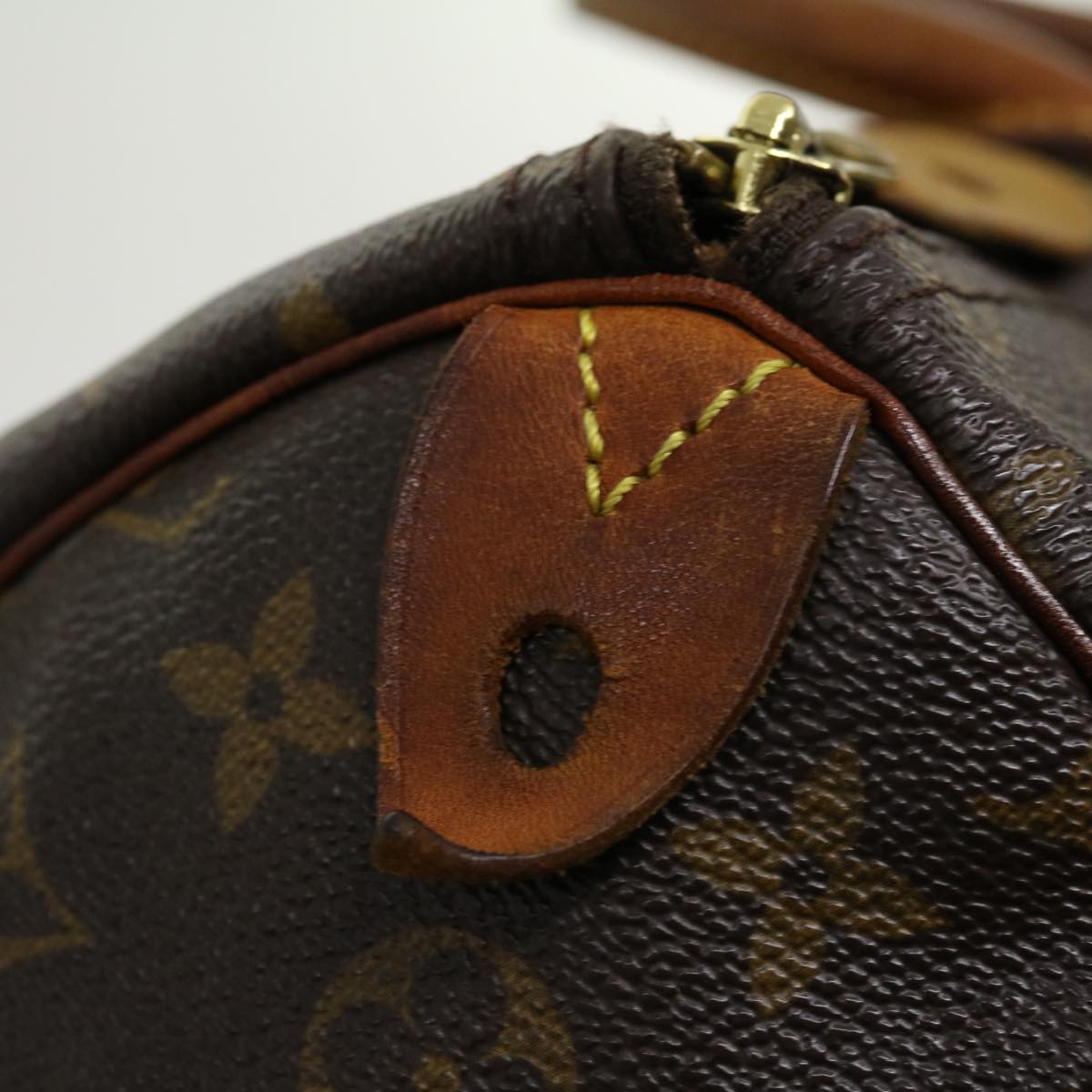 LOUIS VUITTON Monogram Speedy 35 Hand Bag M41524 LV Auth jk2352