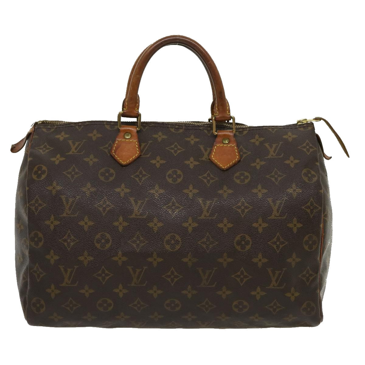 LOUIS VUITTON Monogram Speedy 35 Hand Bag M41524 LV Auth jk2352