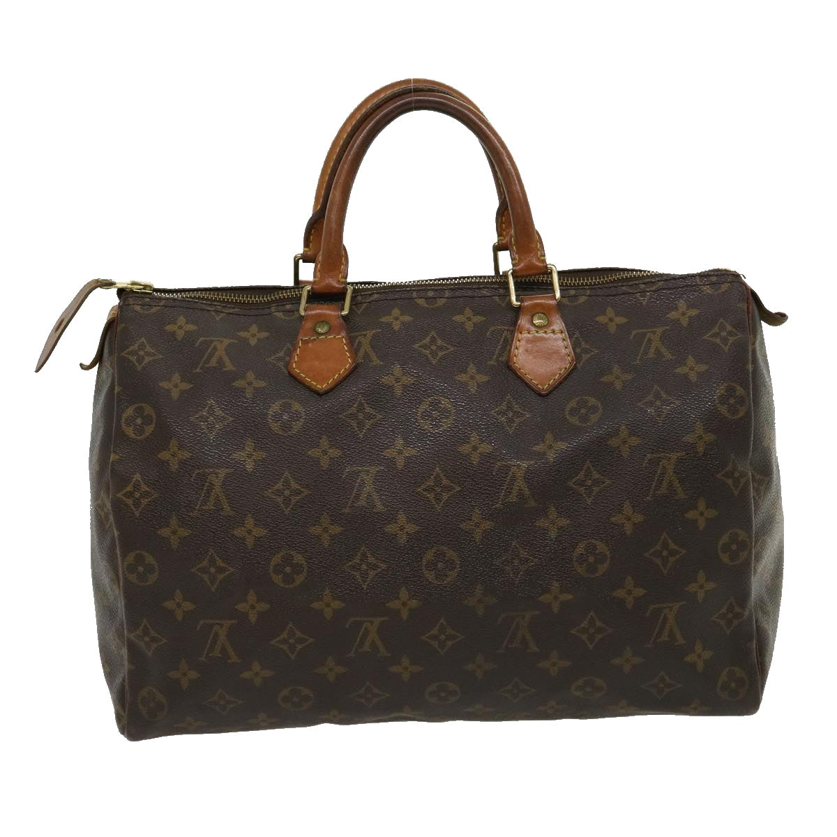 LOUIS VUITTON Monogram Speedy 35 Hand Bag M41524 LV Auth jk2352 - 0