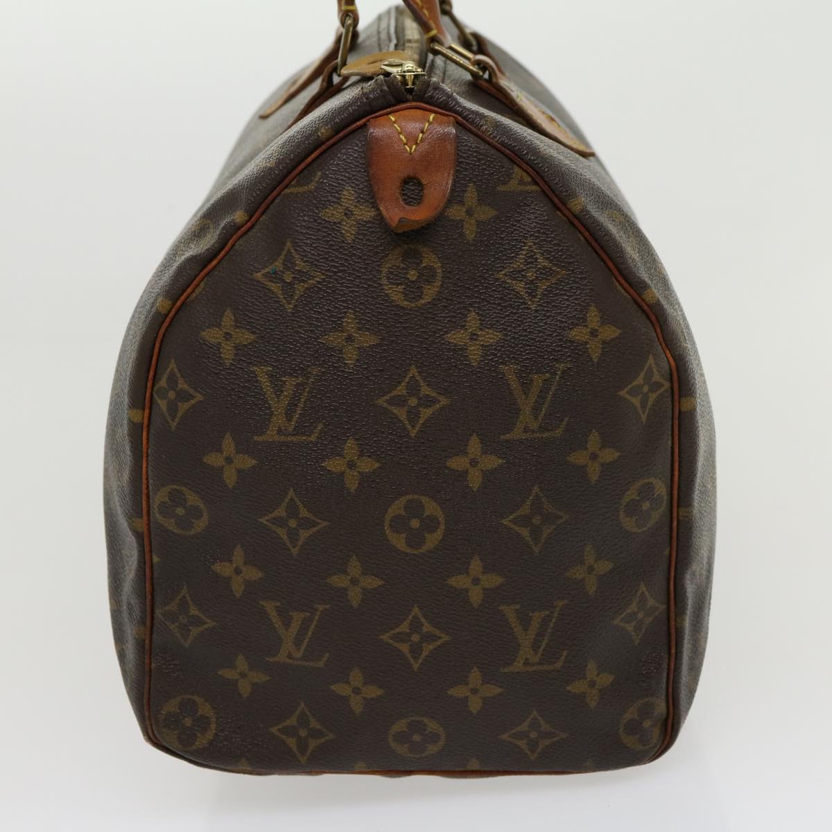 LOUIS VUITTON Monogram Speedy 35 Hand Bag M41524 LV Auth jk2352