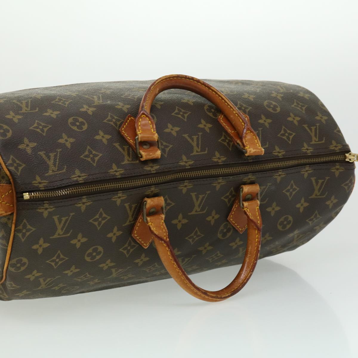 LOUIS VUITTON Monogram Speedy 40 Hand Bag M41522 LV Auth jk2357