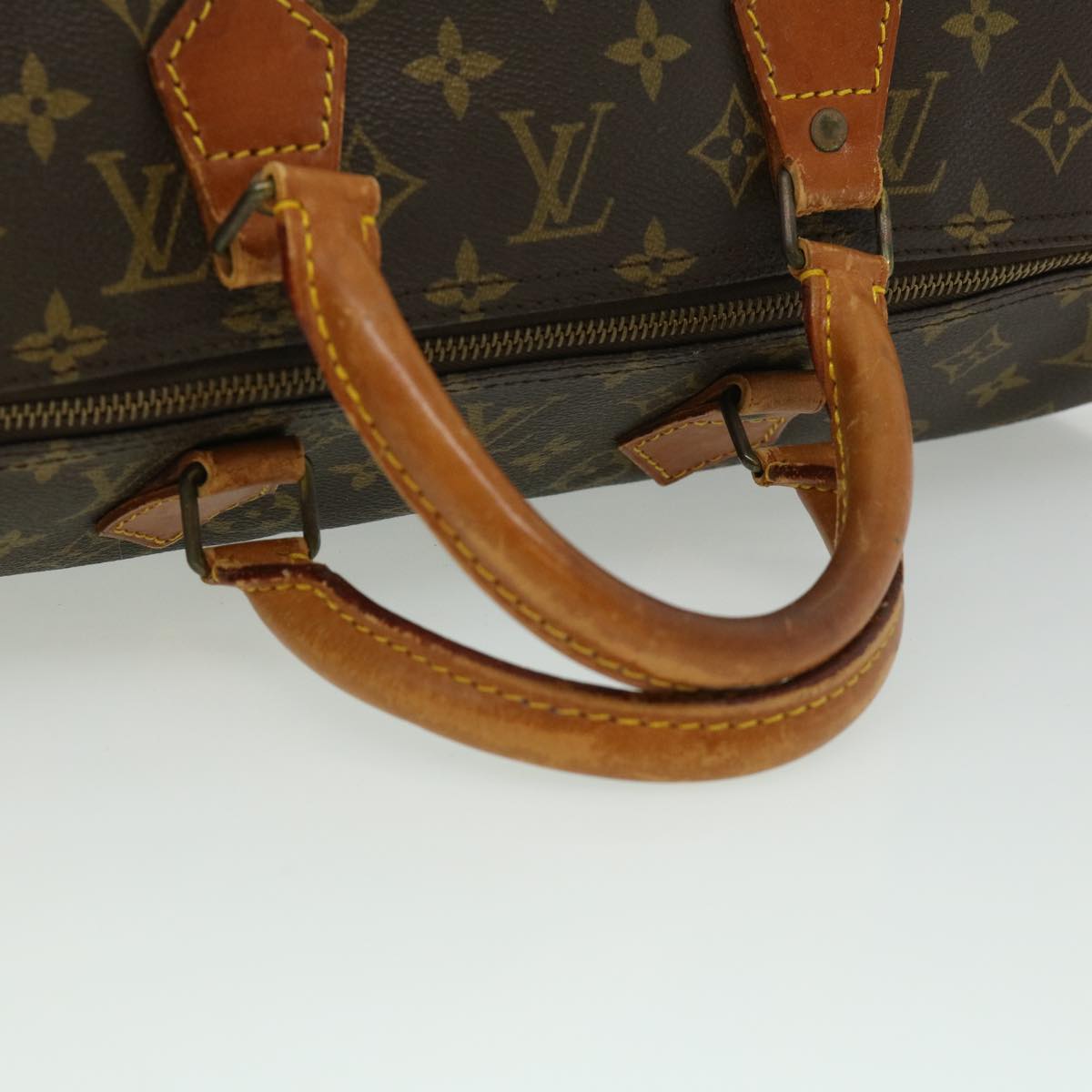 LOUIS VUITTON Monogram Speedy 40 Hand Bag M41522 LV Auth jk2357