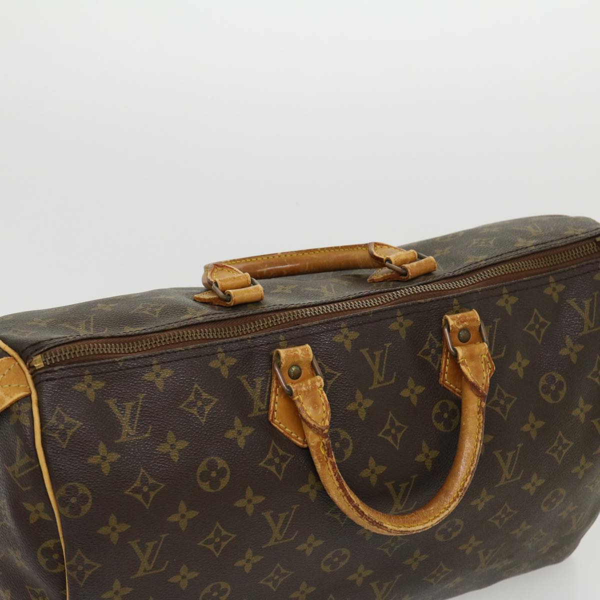 LOUIS VUITTON Monogram Speedy 40 Hand Bag M41522 LV Auth jk2360