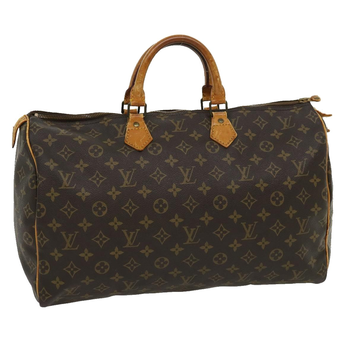 LOUIS VUITTON Monogram Speedy 40 Hand Bag M41522 LV Auth jk2361