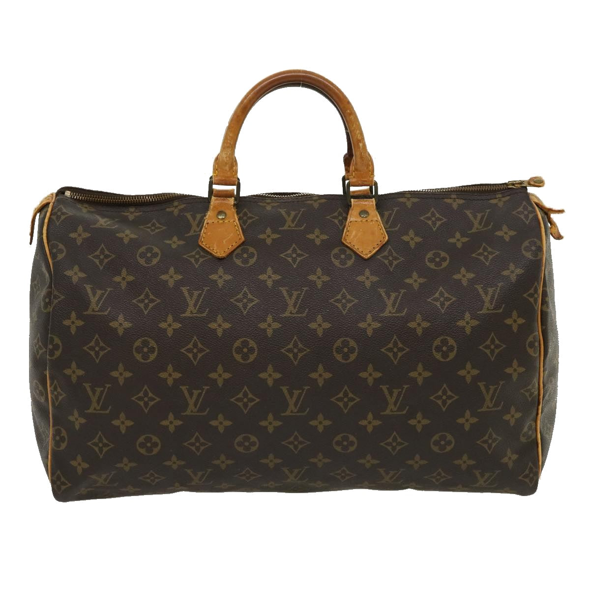 LOUIS VUITTON Monogram Speedy 40 Hand Bag M41522 LV Auth jk2361