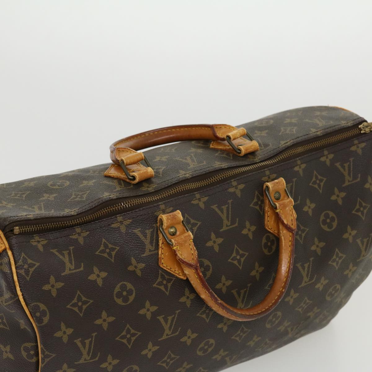 LOUIS VUITTON Monogram Speedy 40 Hand Bag M41522 LV Auth jk2361