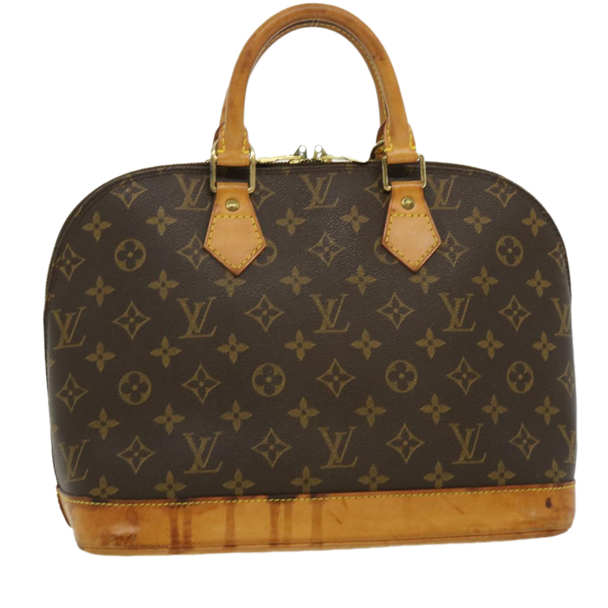 LOUIS VUITTON Monogram Alma Hand Bag M51130 LV Auth jk2375