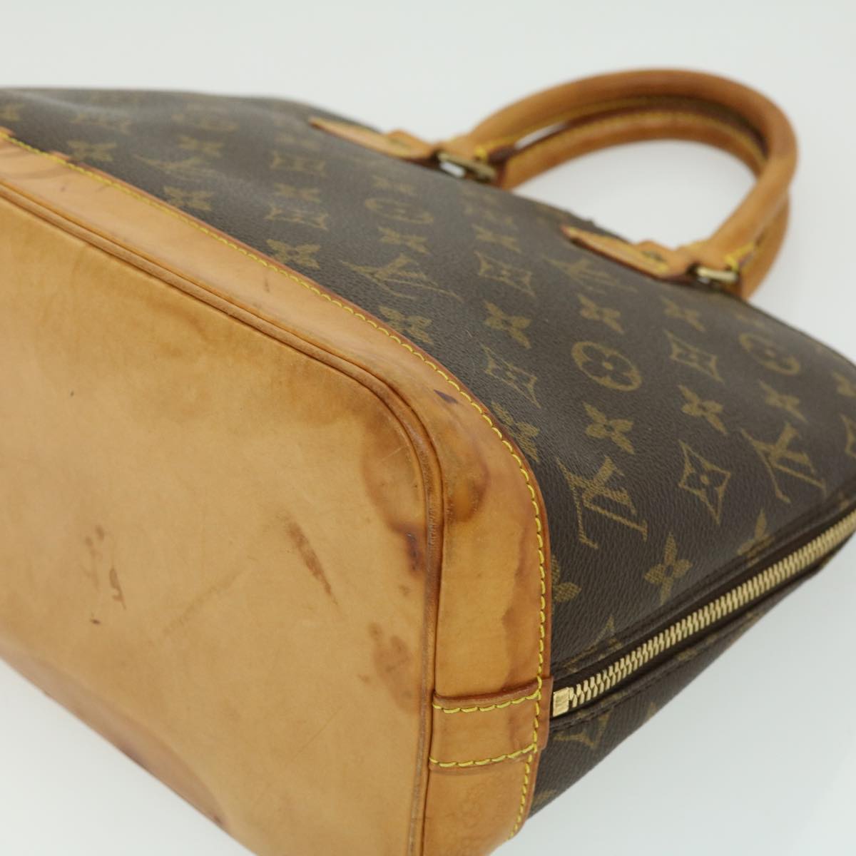 LOUIS VUITTON Monogram Alma Hand Bag M51130 LV Auth jk2375