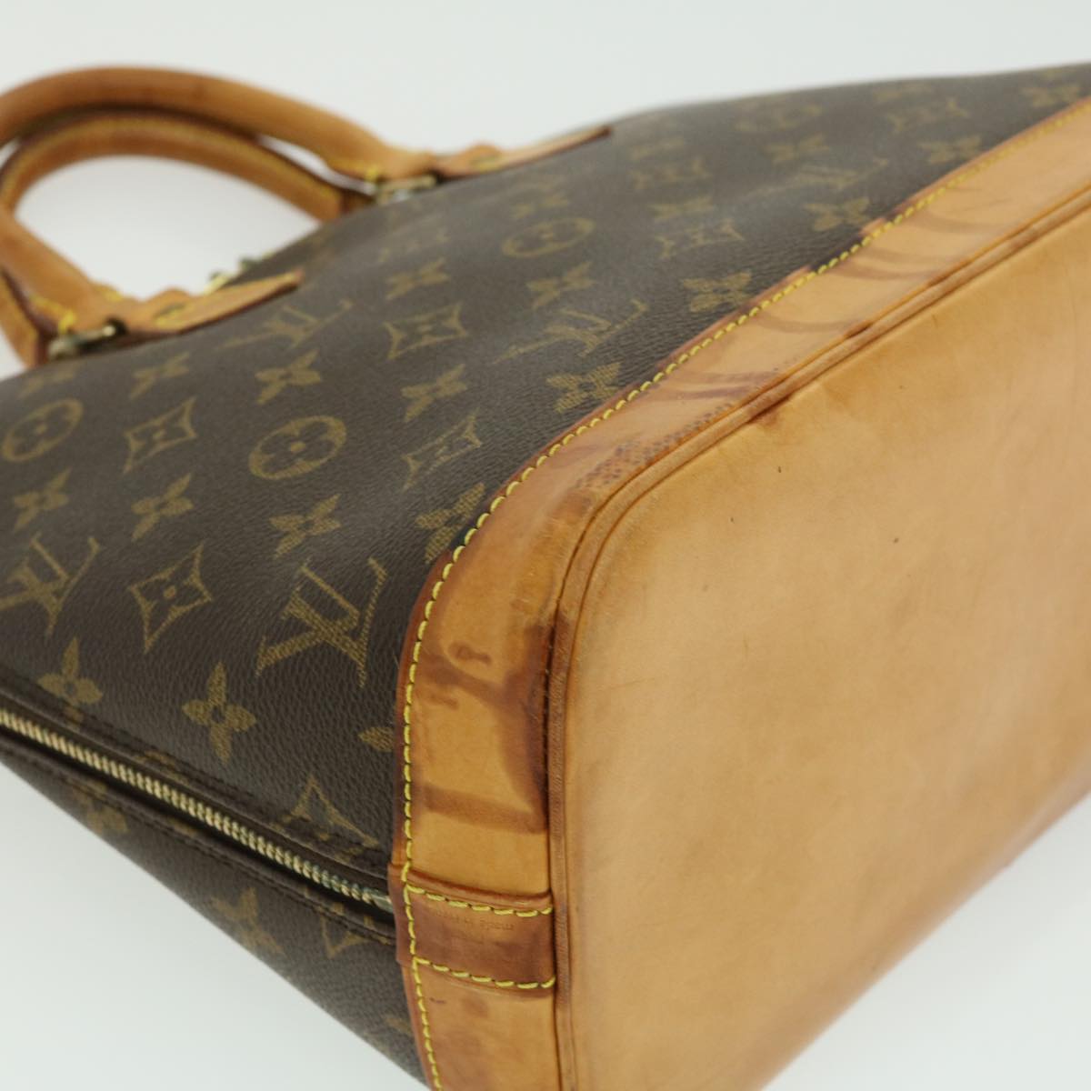 LOUIS VUITTON Monogram Alma Hand Bag M51130 LV Auth jk2375