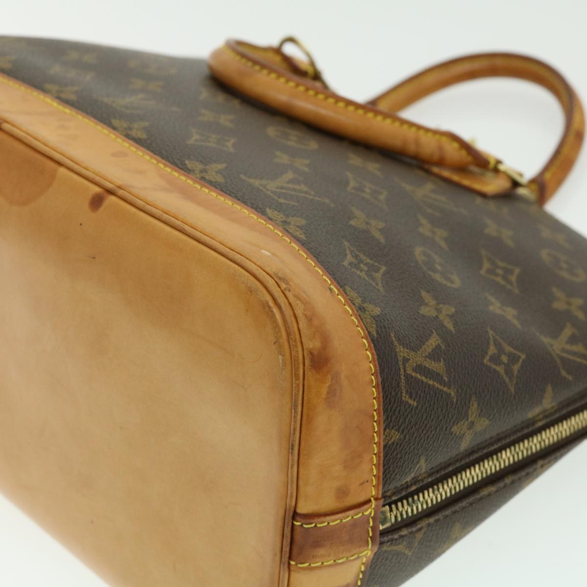 LOUIS VUITTON Monogram Alma Hand Bag M51130 LV Auth jk2375