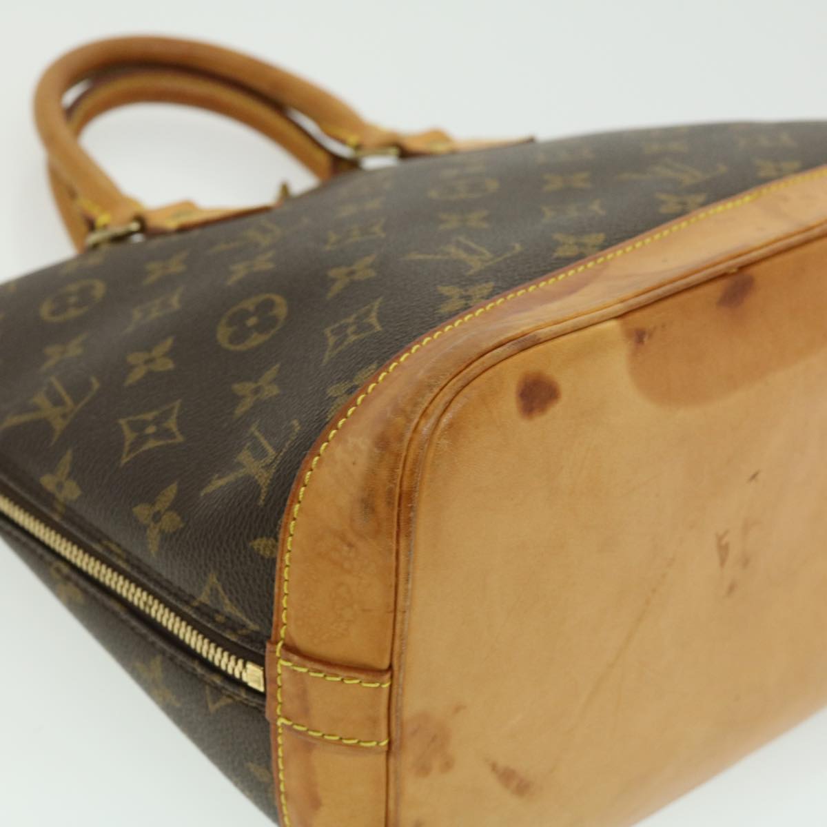 LOUIS VUITTON Monogram Alma Hand Bag M51130 LV Auth jk2375