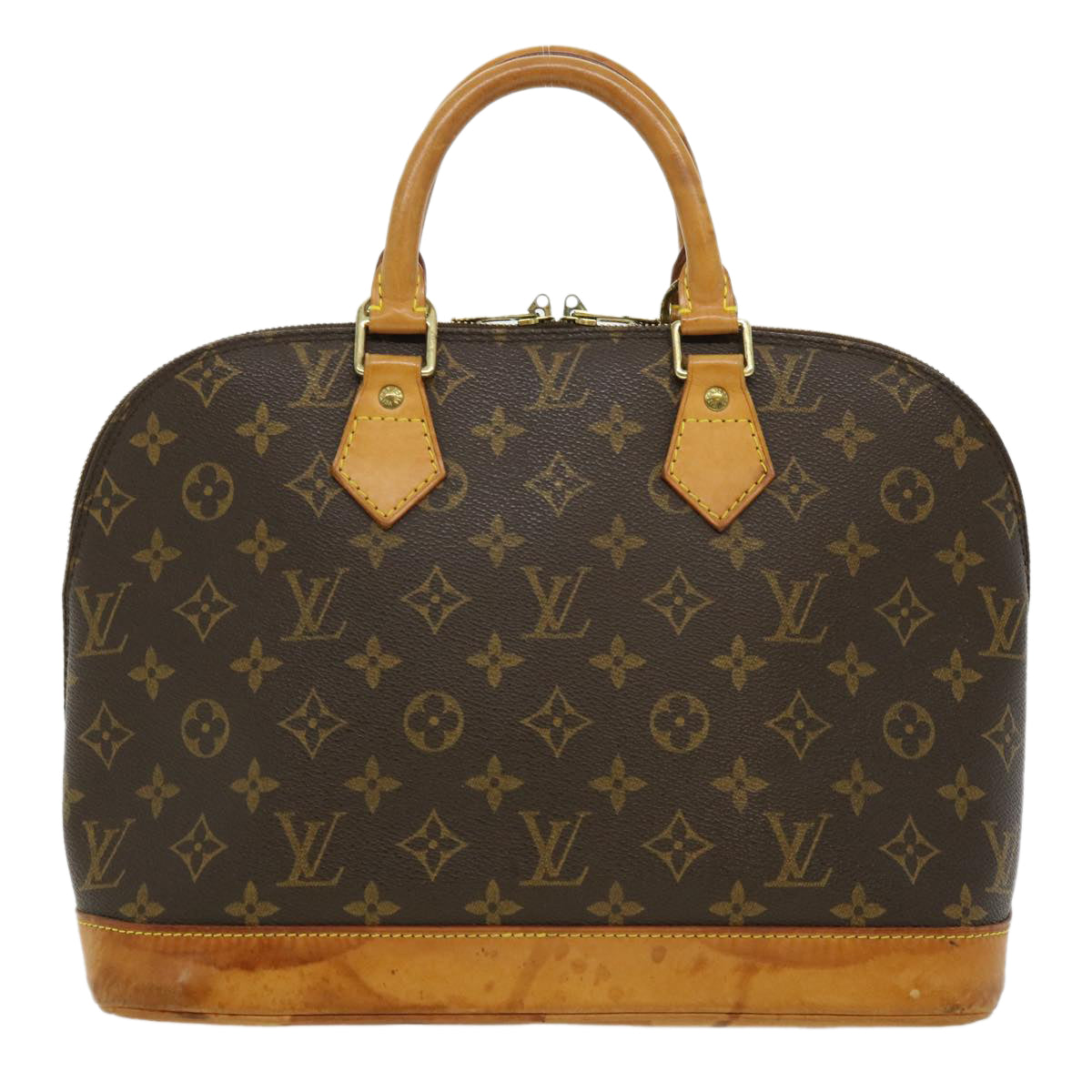 LOUIS VUITTON Monogram Alma Hand Bag M51130 LV Auth jk2375