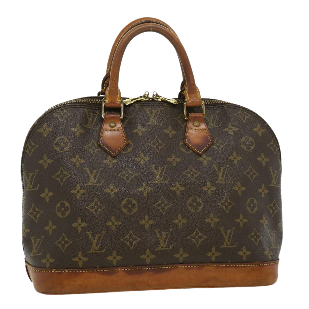 LOUIS VUITTON Monogram Alma Hand Bag M51130 LV Auth jk2376