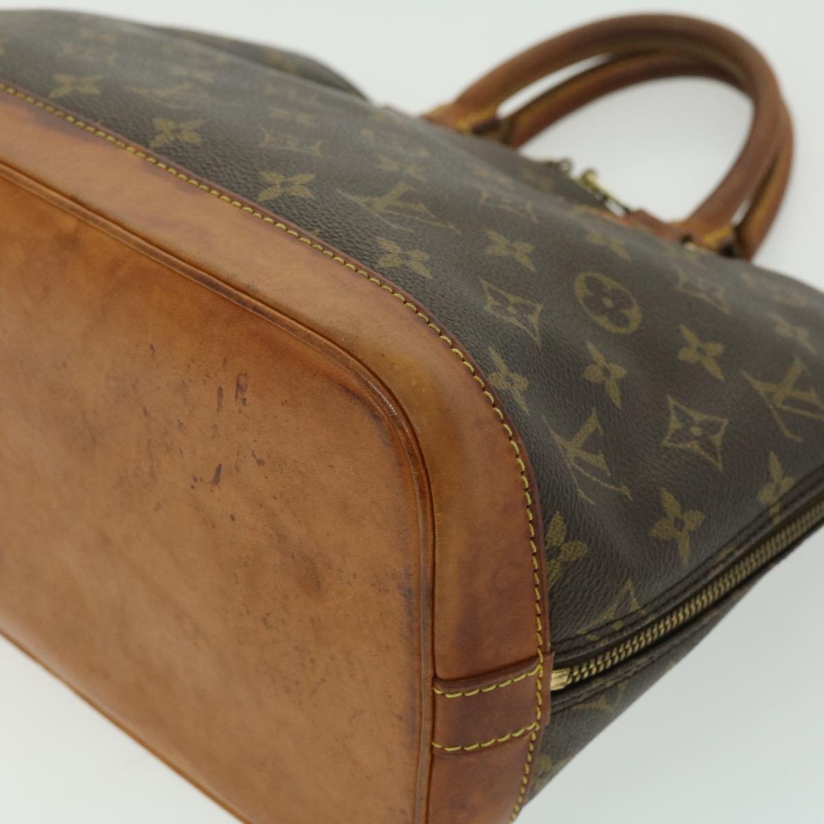 LOUIS VUITTON Monogram Alma Hand Bag M51130 LV Auth jk2376