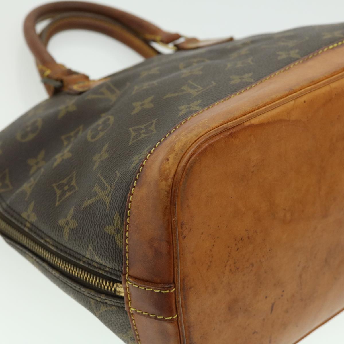 LOUIS VUITTON Monogram Alma Hand Bag M51130 LV Auth jk2376