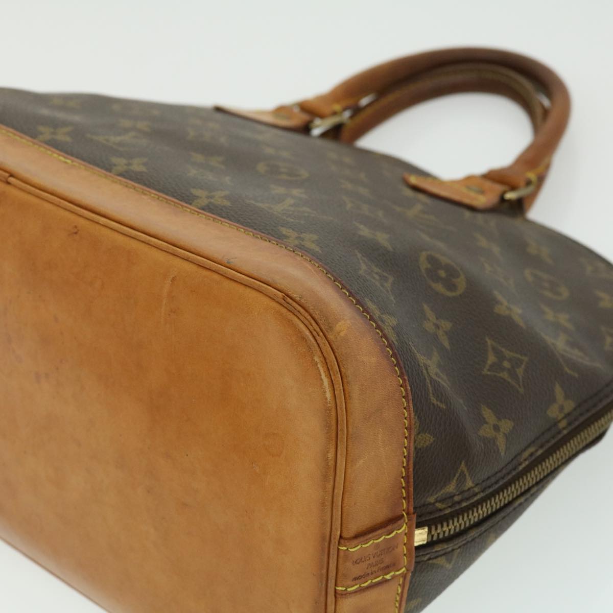 LOUIS VUITTON Monogram Alma Hand Bag M51130 LV Auth jk2378