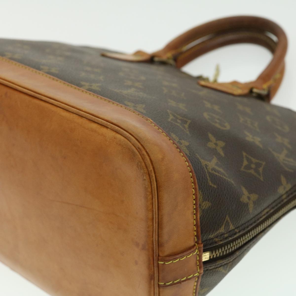 LOUIS VUITTON Monogram Alma Hand Bag M51130 LV Auth jk2378