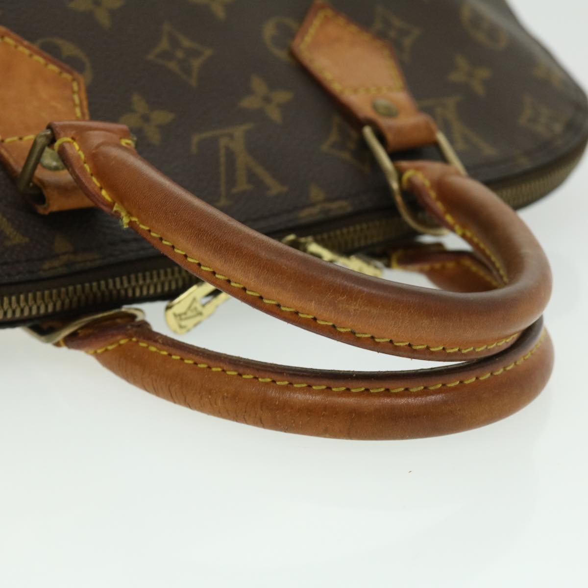 LOUIS VUITTON Monogram Alma Hand Bag M51130 LV Auth jk2378