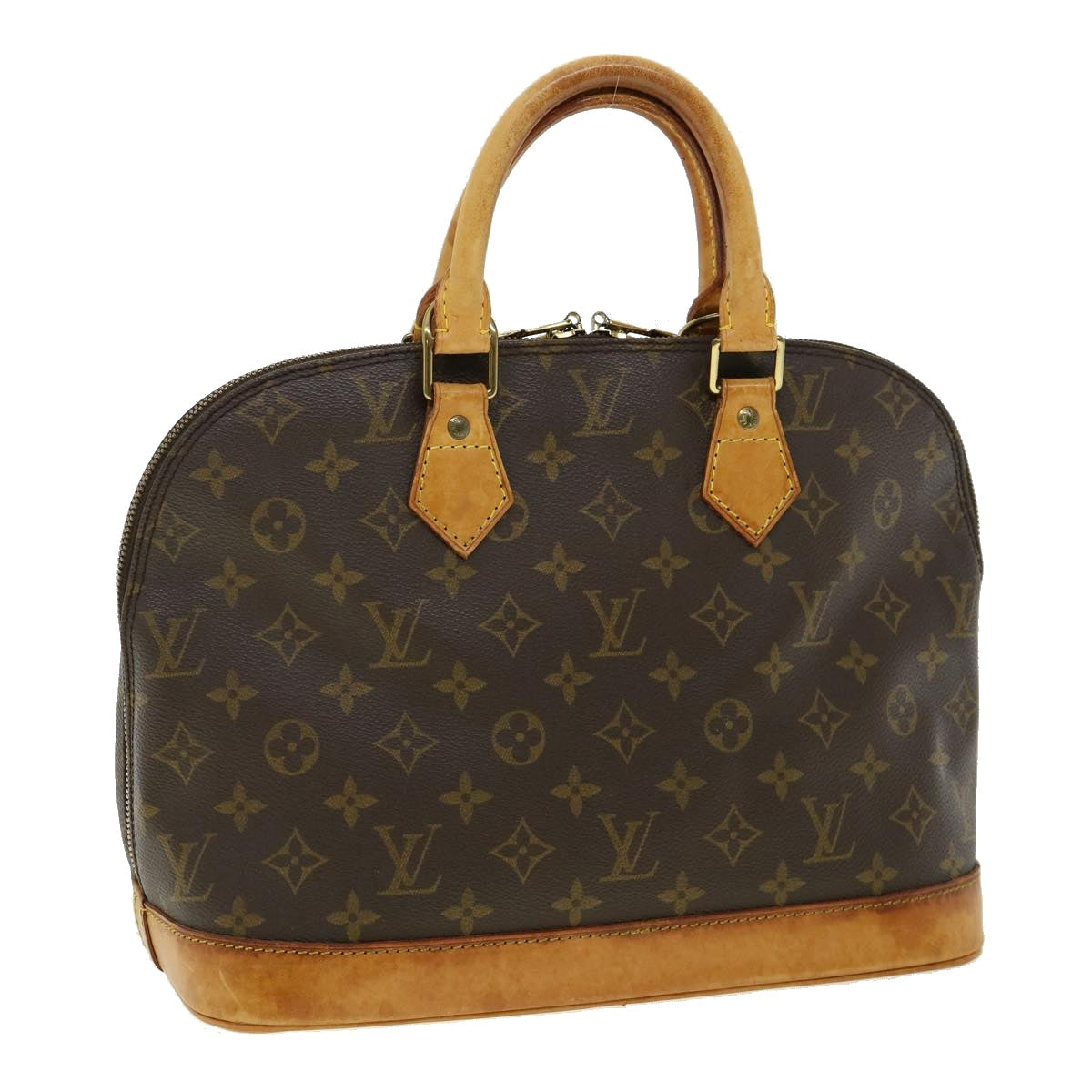 LOUIS VUITTON Monogram Alma Hand Bag M51130 LV Auth jk2379