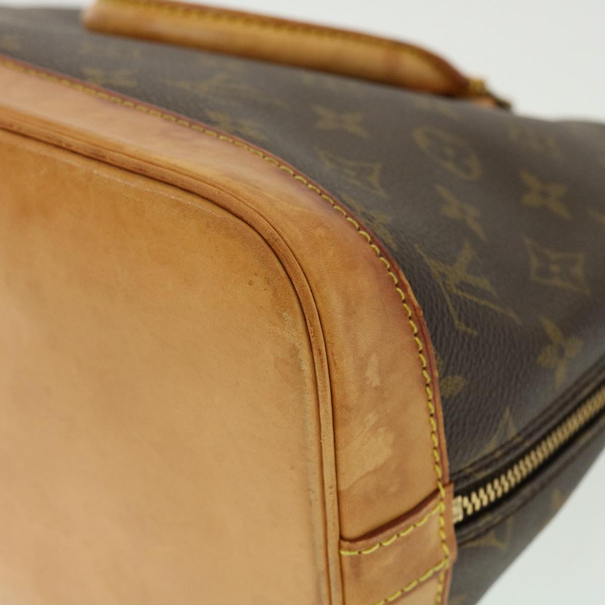 LOUIS VUITTON Monogram Alma Hand Bag M51130 LV Auth jk2379