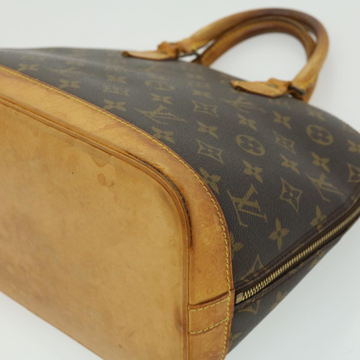 LOUIS VUITTON Monogram Alma Hand Bag M51130 LV Auth jk2381