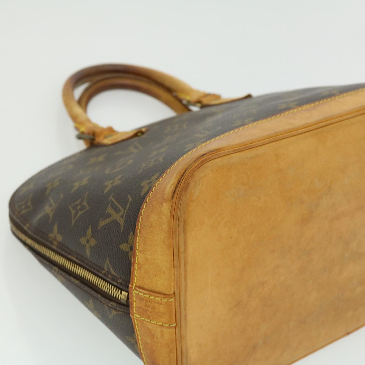 LOUIS VUITTON Monogram Alma Hand Bag M51130 LV Auth jk2381