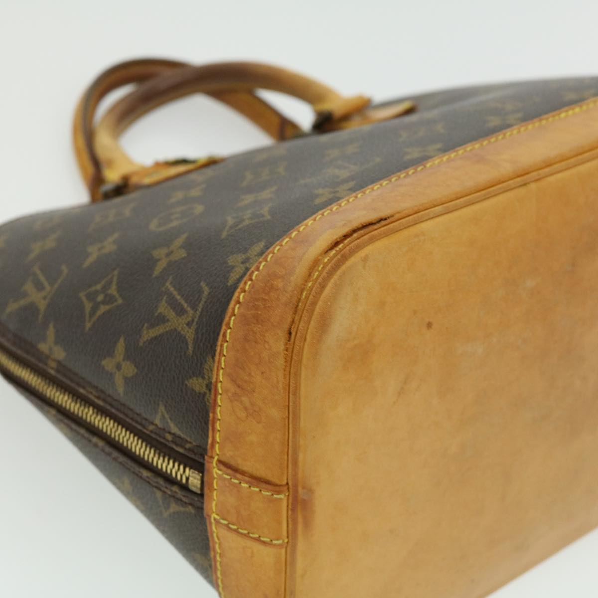 LOUIS VUITTON Monogram Alma Hand Bag M51130 LV Auth jk2381