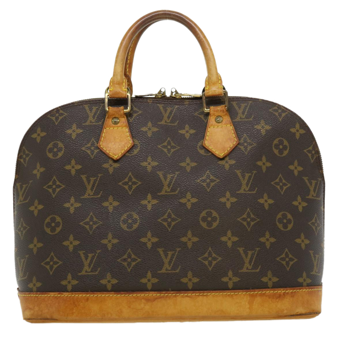 LOUIS VUITTON Monogram Alma Hand Bag M51130 LV Auth jk2381