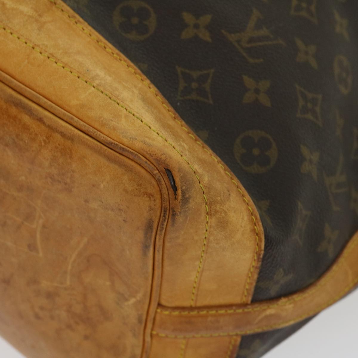 LOUIS VUITTON Monogram Noe Shoulder Bag M42224 LV Auth jk2386