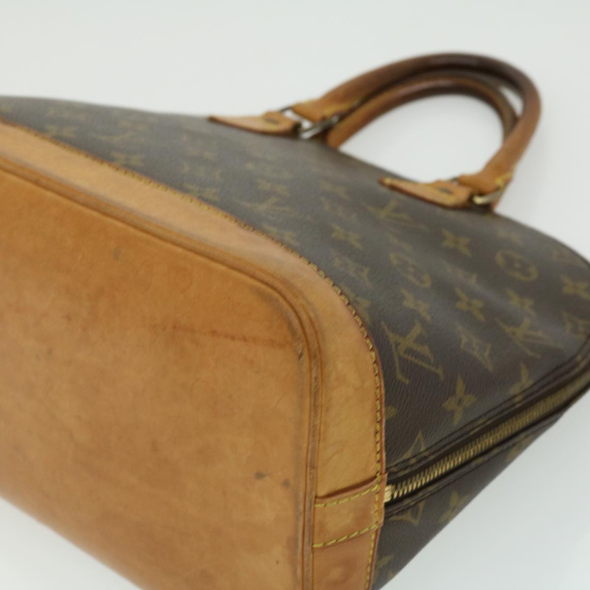 LOUIS VUITTON Monogram Alma Hand Bag M51130 LV Auth jk2393