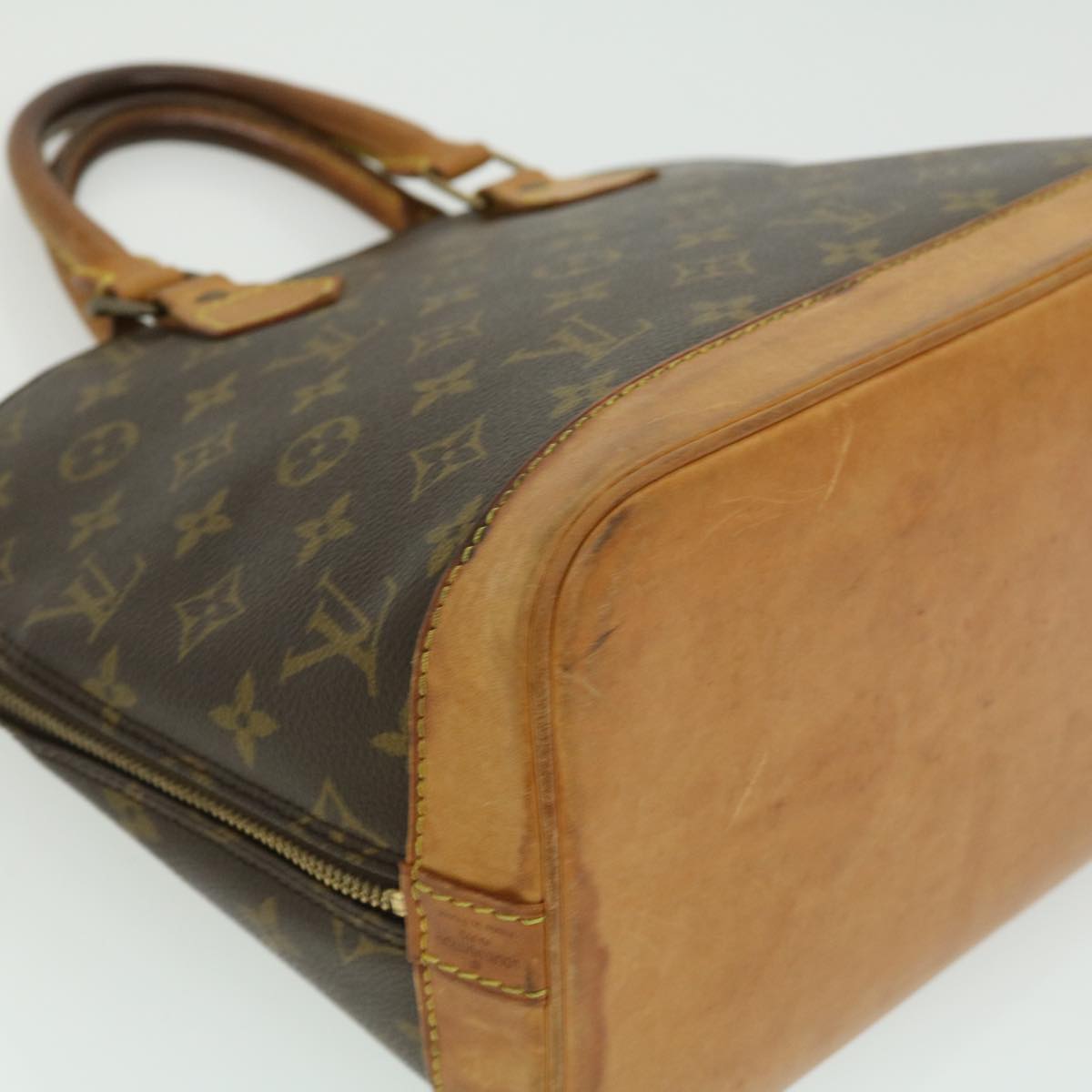 LOUIS VUITTON Monogram Alma Hand Bag M51130 LV Auth jk2393