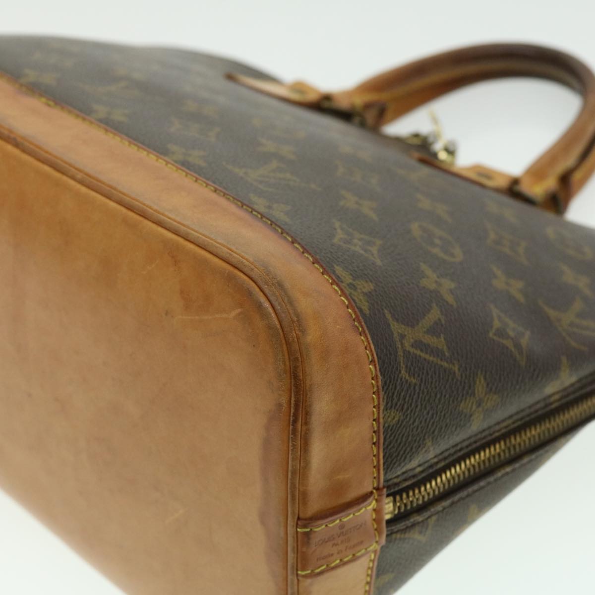 LOUIS VUITTON Monogram Alma Hand Bag M51130 LV Auth jk2393