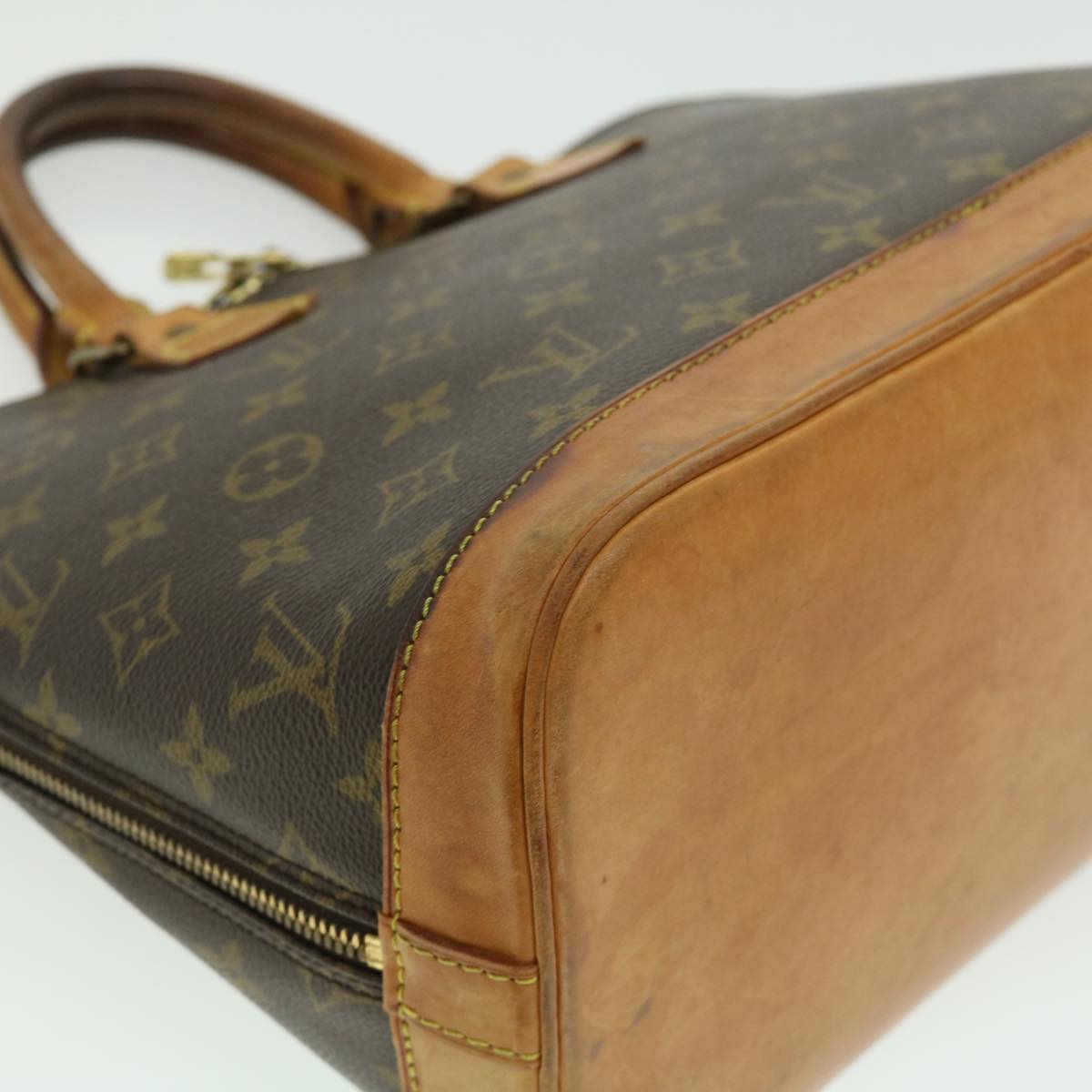 LOUIS VUITTON Monogram Alma Hand Bag M51130 LV Auth jk2393