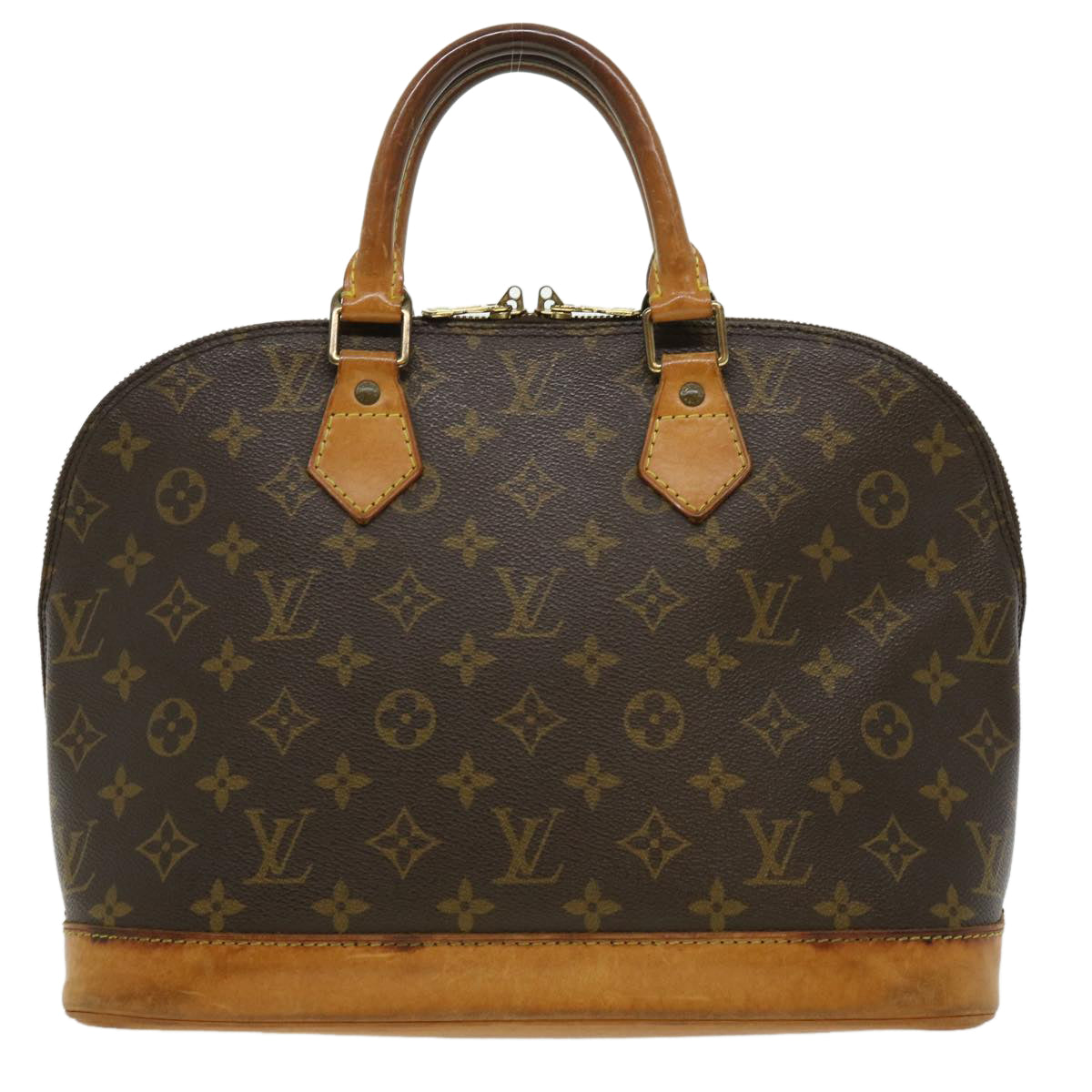 LOUIS VUITTON Monogram Alma Hand Bag M51130 LV Auth jk2393