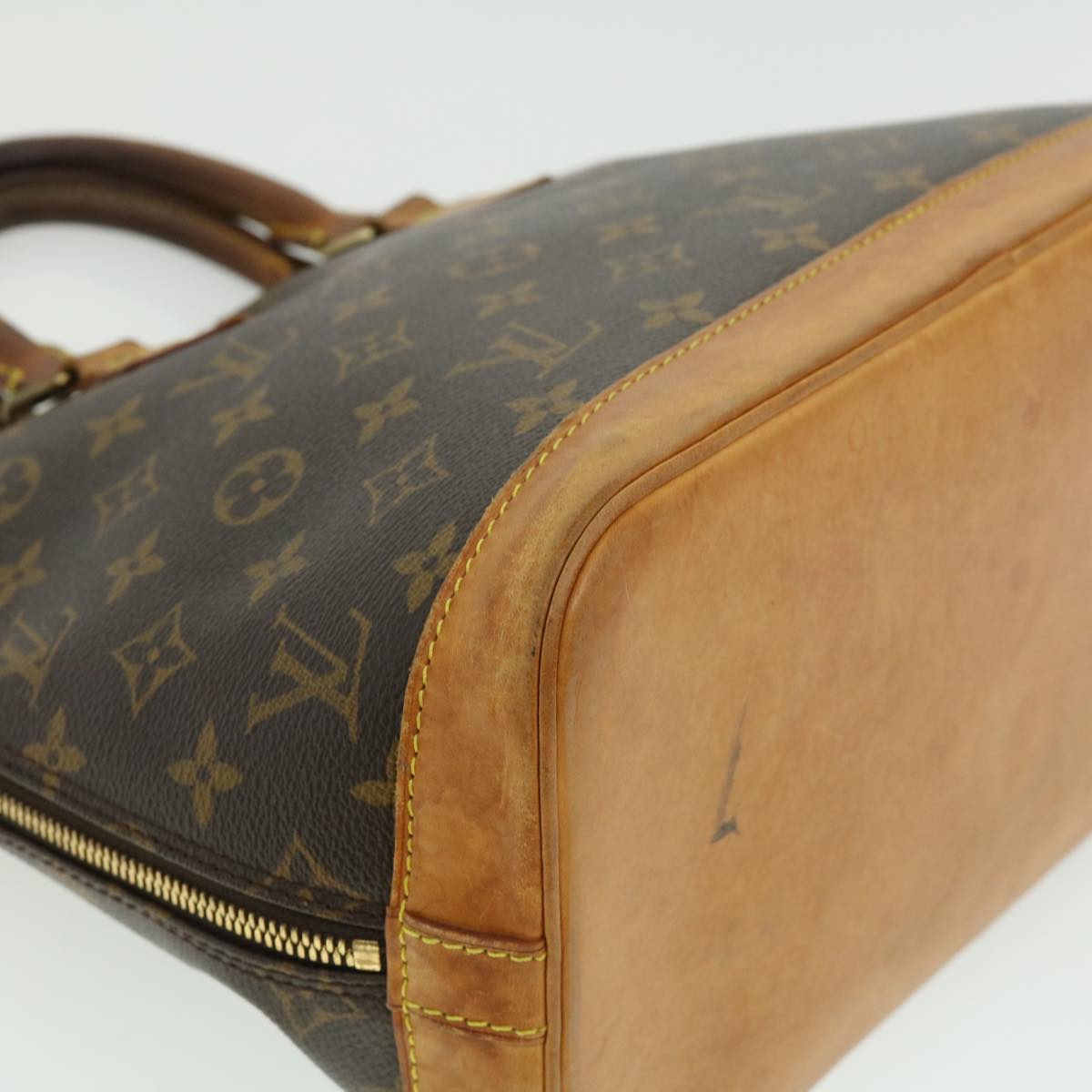 LOUIS VUITTON Monogram Alma Hand Bag M51130 LV Auth jk2394