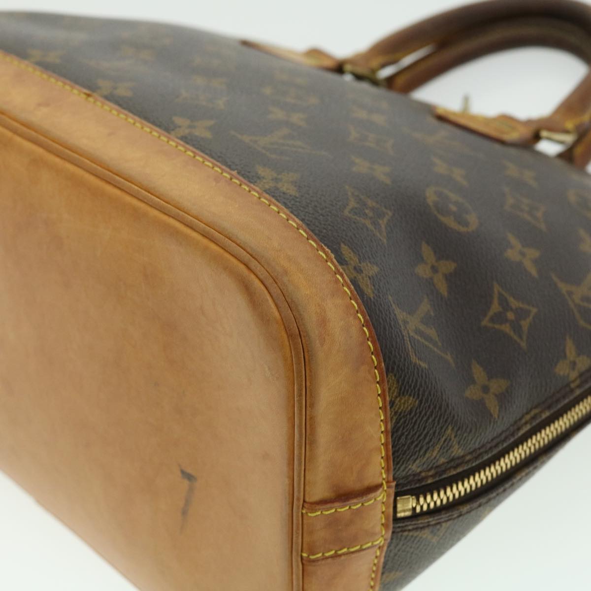 LOUIS VUITTON Monogram Alma Hand Bag M51130 LV Auth jk2394