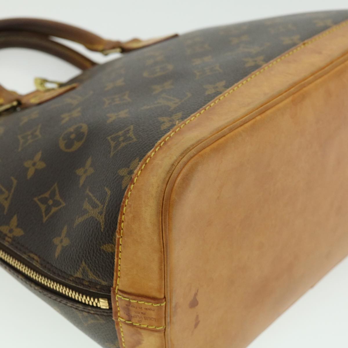 LOUIS VUITTON Monogram Alma Hand Bag M51130 LV Auth jk2394