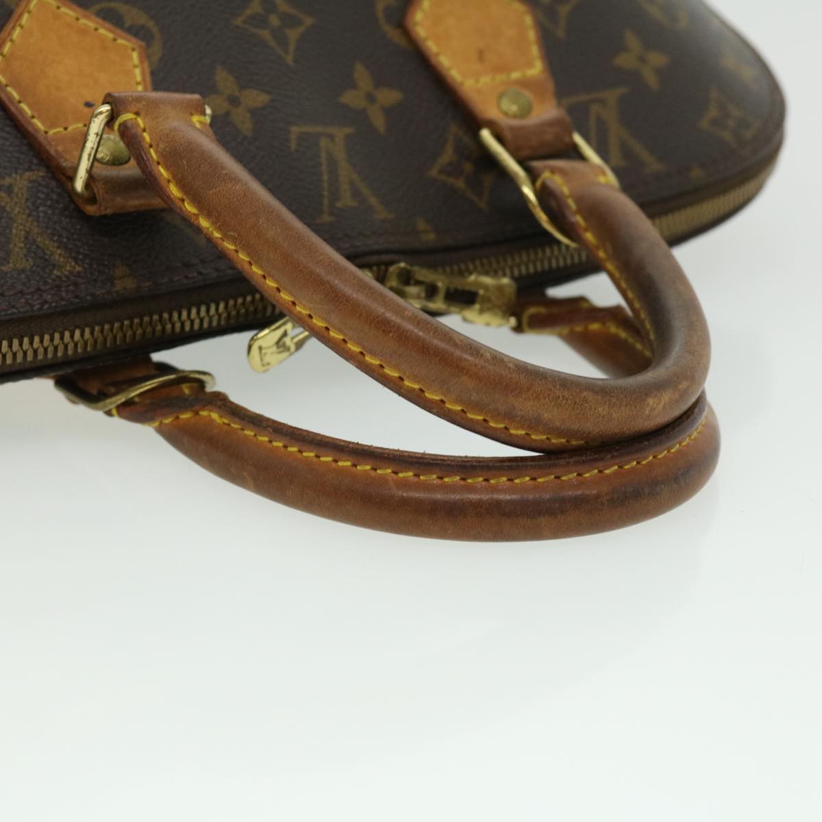 LOUIS VUITTON Monogram Alma Hand Bag M51130 LV Auth jk2394