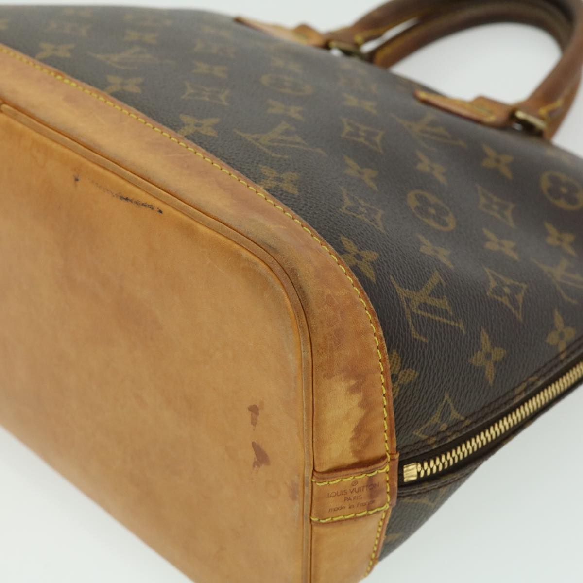 LOUIS VUITTON Monogram Alma Hand Bag M51130 LV Auth jk2394